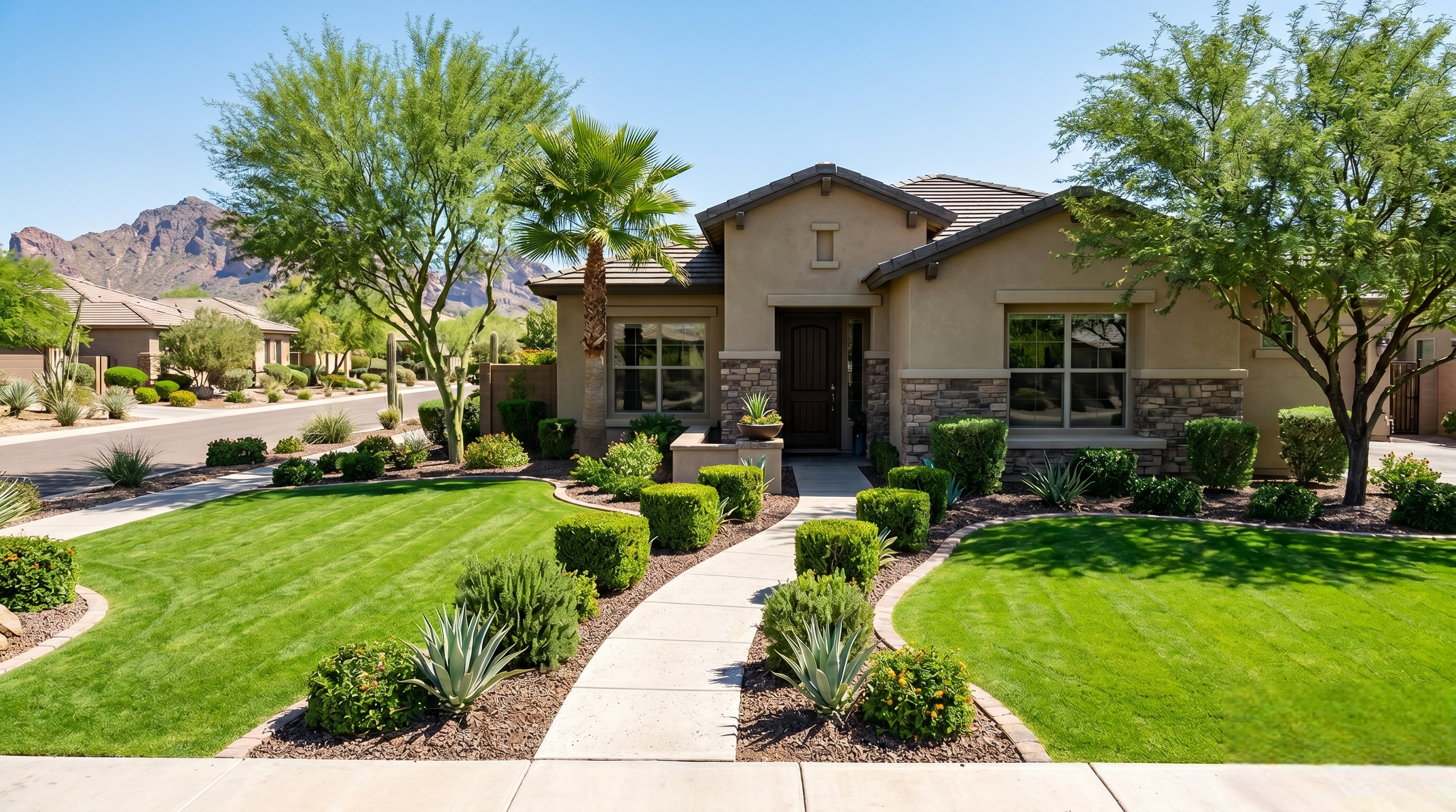 Screenshot of M&N Complete Landscaping website